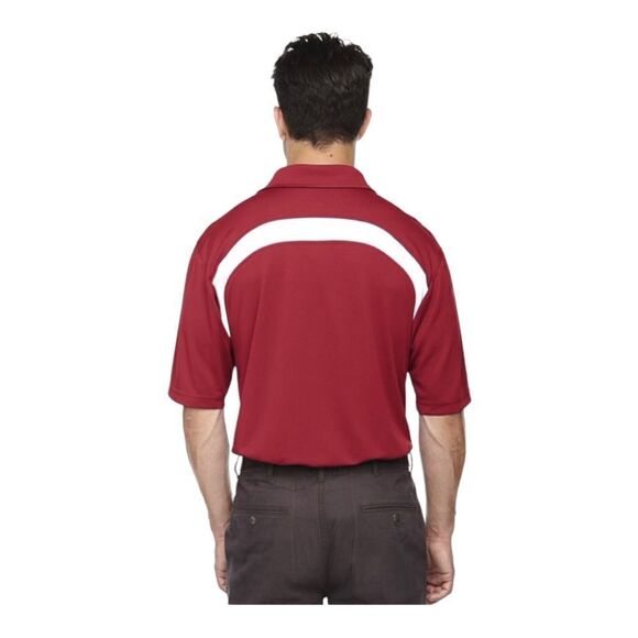 Ashe Xtream Men’s Red/White Regular Fit Eperformance Colorblock Polo Shirt XXL - Picture 2 of 7